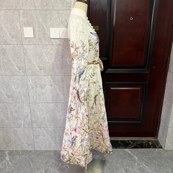 Zimmermann REBELLION BUTTON MIDI DRESS - Picture 3 of 10